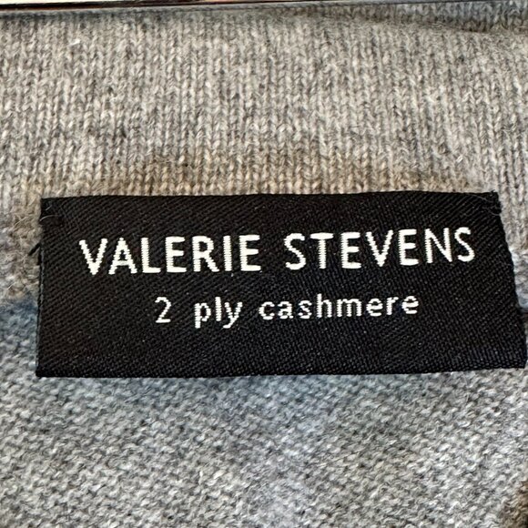 Valerie Stevens Gray Cashmere Sweatpants - Picture 3 of 6